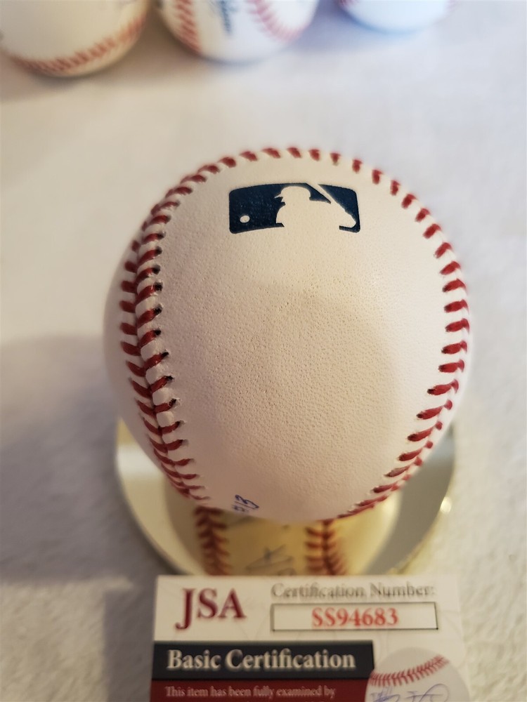 NICK SENZEL signed OML baseball JSA COA REDS