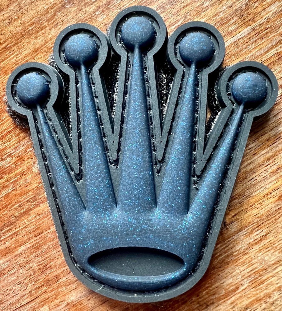 Fear Tomorrow Crown Patch Dark Navy Sparkle Variant Limited Edition From Collab