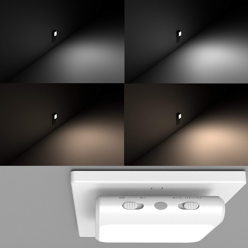 Plug-in Led Night Light with Auto Dusk to Dawn Sensor,Adjustable Brightness a...