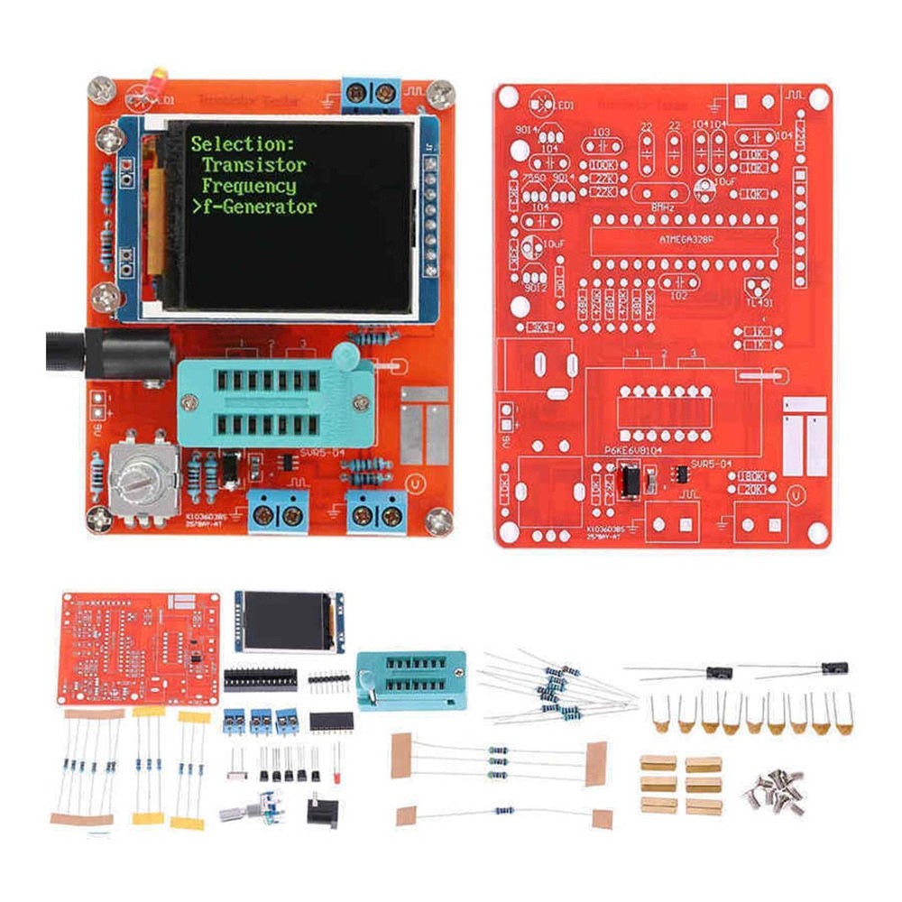 LCD Display DIY Tester Transistor Capacitance ESR Meter Signal Generator Tool d
