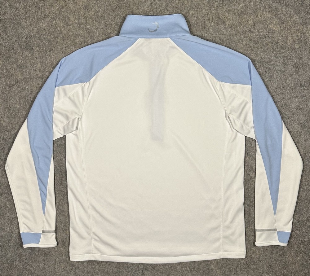 Zero Restriction Z425 1/4 Zip Pullover Mens M Skyway Blue White Performance Golf