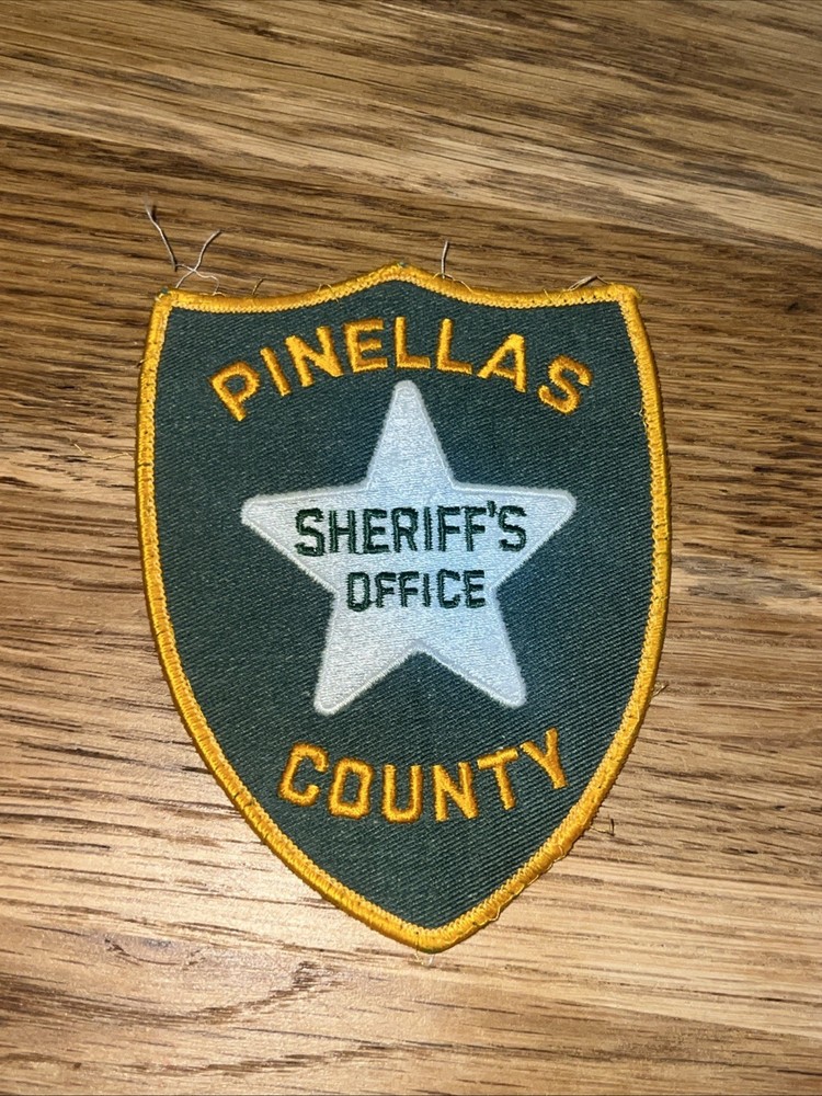 Vtg Obsolete Sheriff’s Office Department Patch Pinellas County Florida