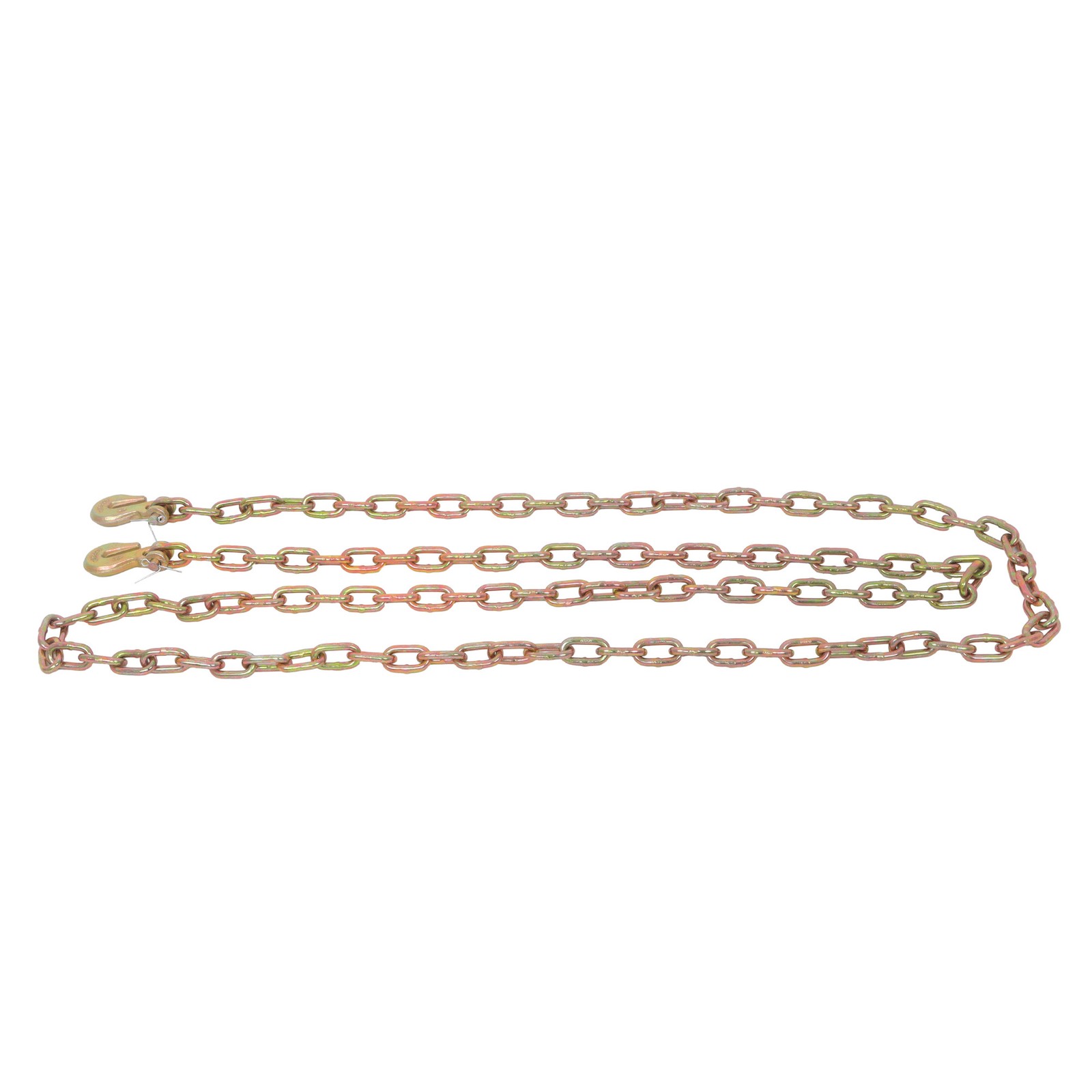 1/4''×12' G70 Tow Chain J-Hooks V-Chain Flatbed Truck Rollback Wrecker Carrier