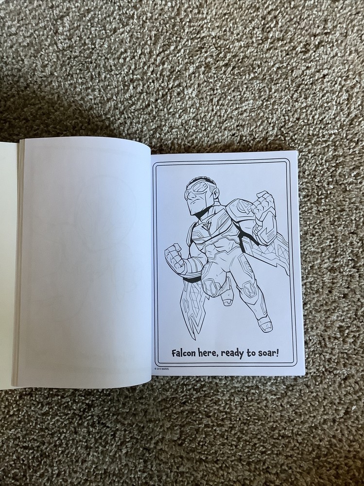 NEW! Marvel Superhero Adventures Coloring & Activity with Paint & Crayons Book