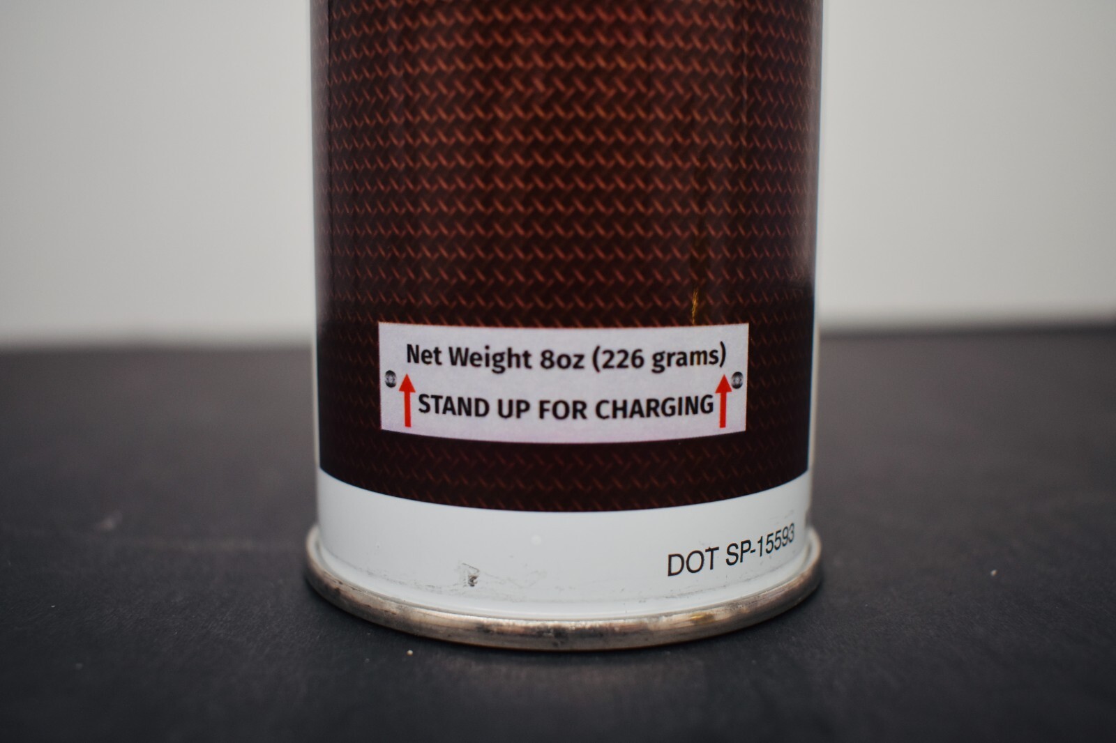 R290 Upright Charge, K-28 Valve, 1 can with Top-Tap