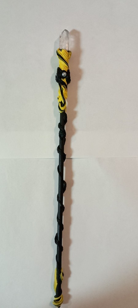 Magic Elestial Quartz Crystal Wand