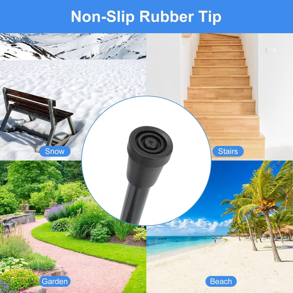 Folding Cane, 5-Level Adjustable Height Walking Stick Lightweight Collapsible...