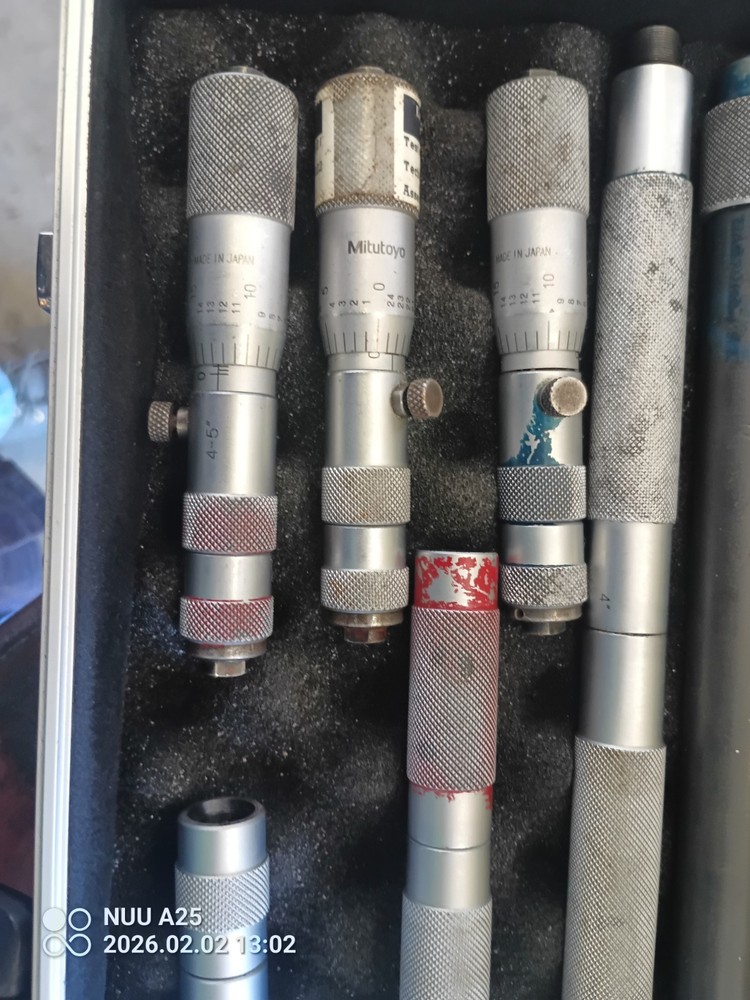 Mitutoyo Inside ID Micrometer Set w/Extension Rods