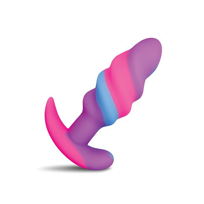 Creature Cocks Unicorn Swirl Silicone Butt Plug