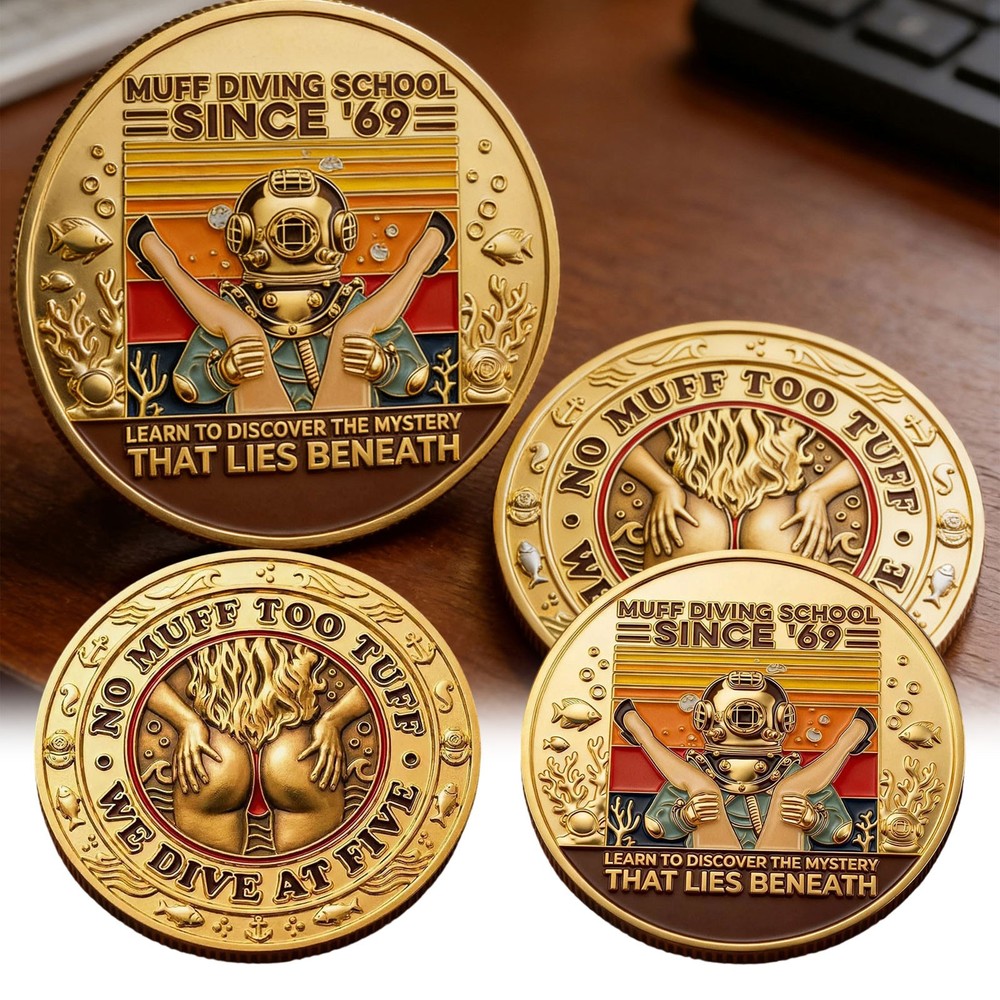 Muff Diving School Coin A rather amusing little gift
