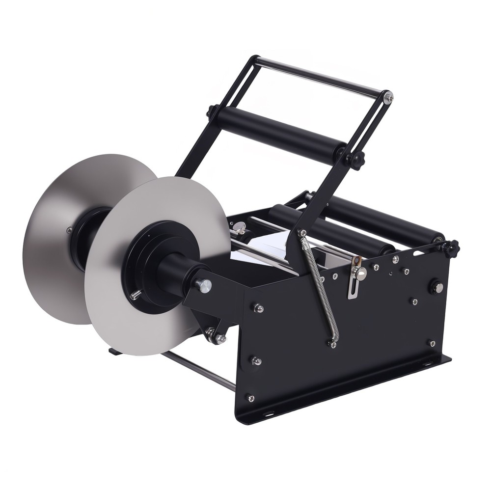 Adjustable Label Printer Packing Machine with Handle for Cans and Bottles