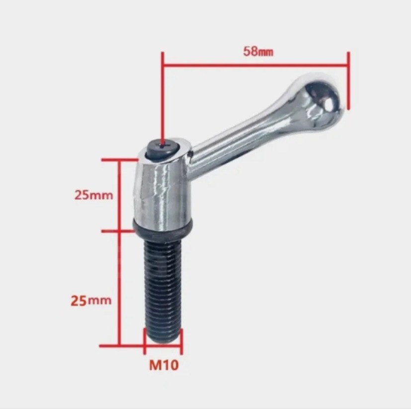 Milling Machine Table Lock Bolt Handle CNC Vertical Mill Tool M10/ M12 1PC