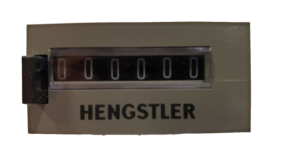 6 Digit, Pushbutton Reset, 24VDC, Totalizing Counter, Danaher Hecon G0 404 165-4