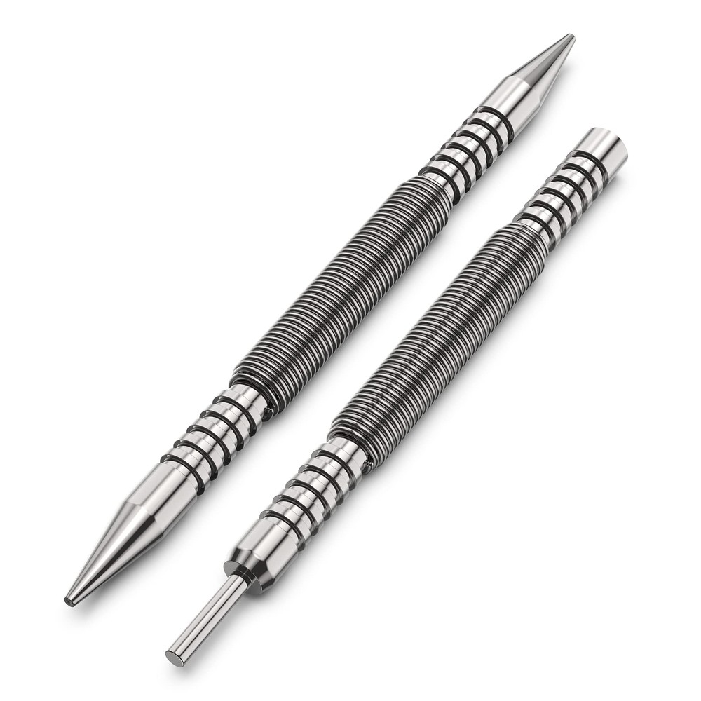 Spring Loaded Nail Set Tools,2-Pcs Dual Head Nail Setter and Hinge Pin
