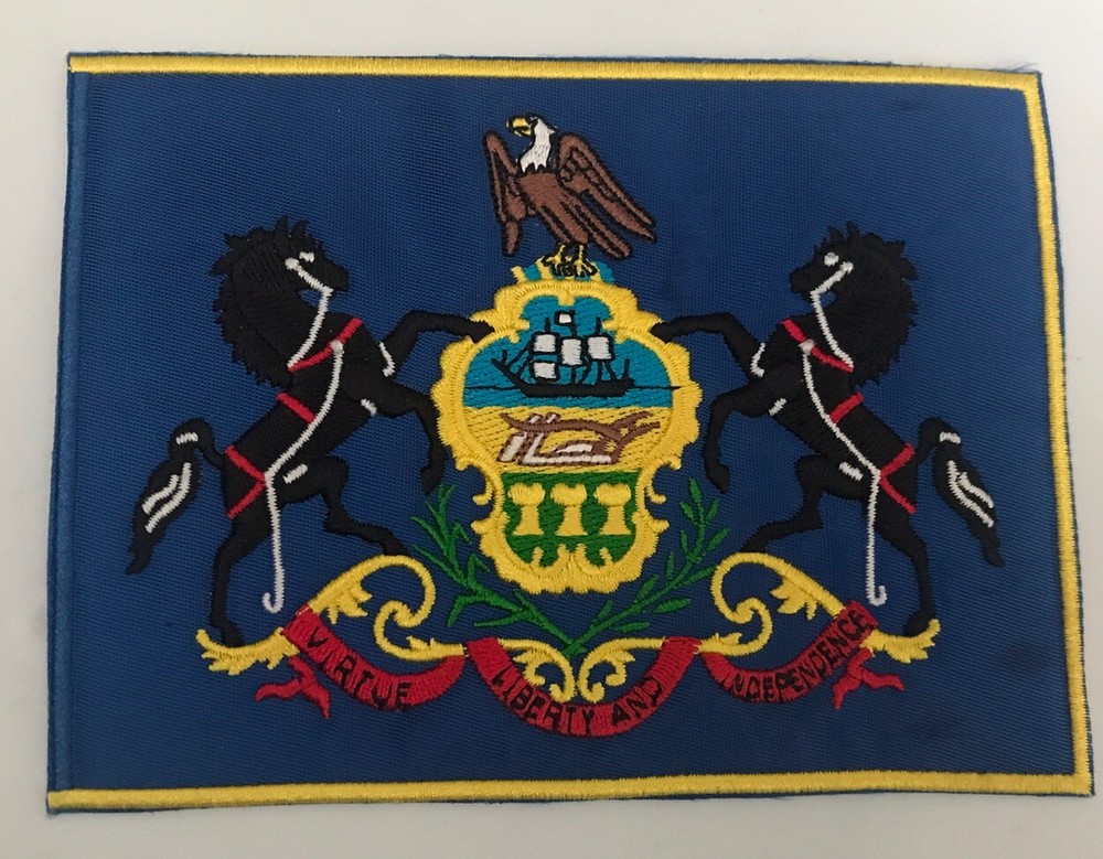 Pennsylvania State Flag Patch See On 🧵