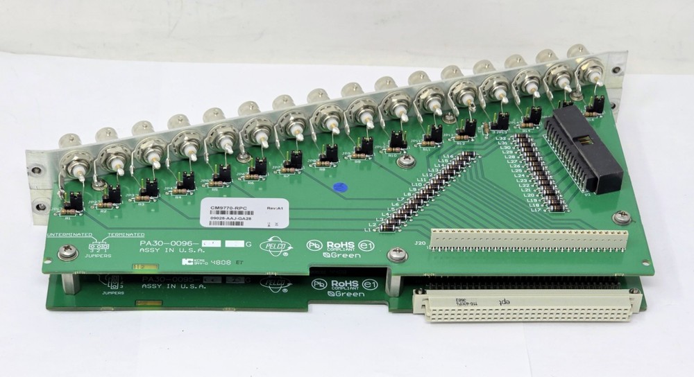 Pelco CM9770-RPC / 32 Input Rear Panel Card Rev:A1