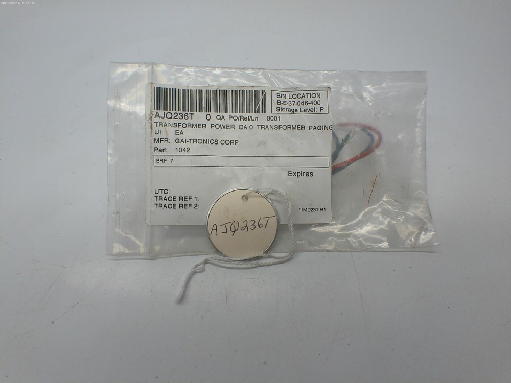 GAI-TRONICS 1042 TRANSFORMER UNMP