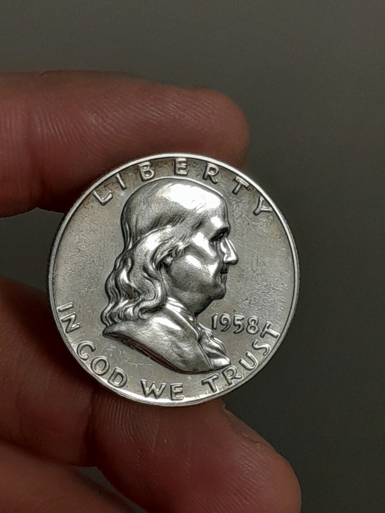 1958 Proof Franklin Half Dollar