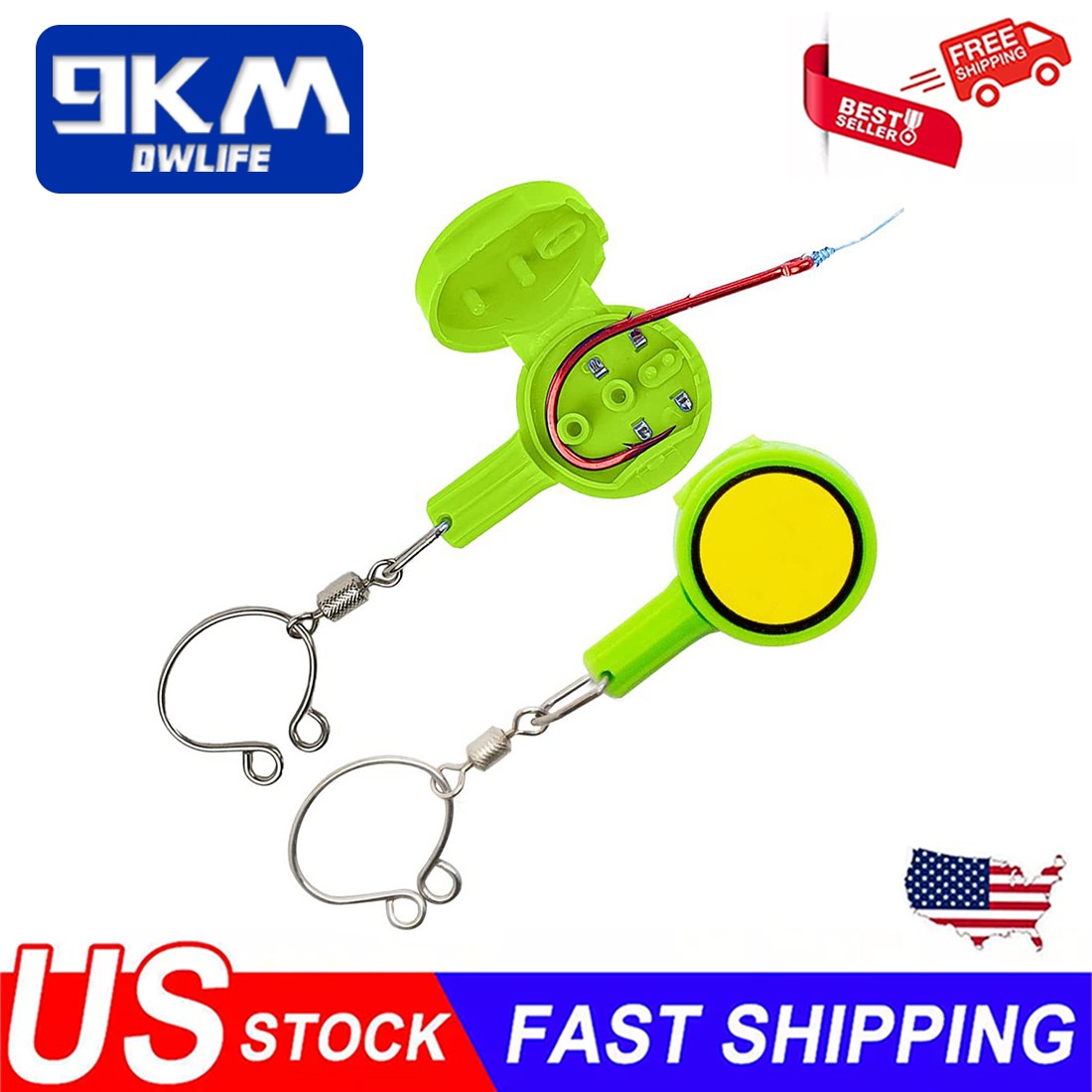 9KM 5Pcs Fishing Knot Tying Tools Tie Fishing Knots Easily Fishing Accessories