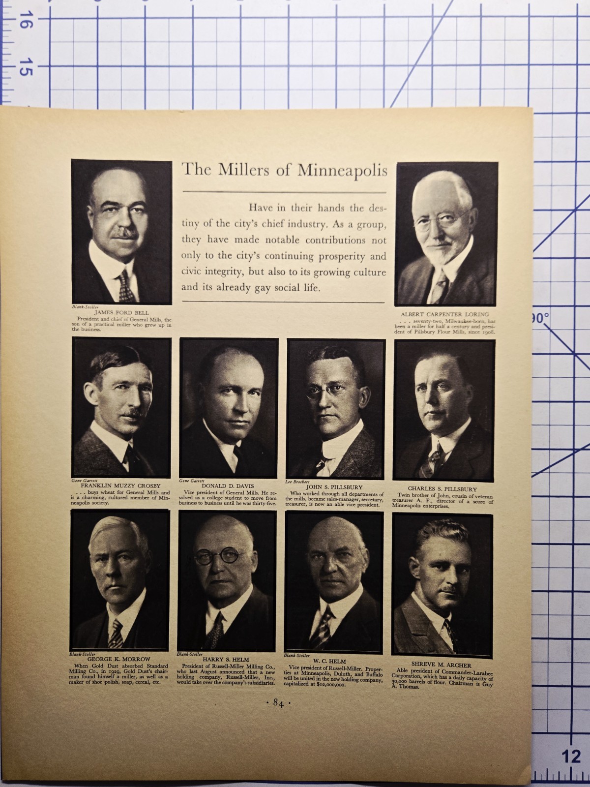 1930 The Millers of Minneapolis Magazine Illustration - Pillsbury General Mills