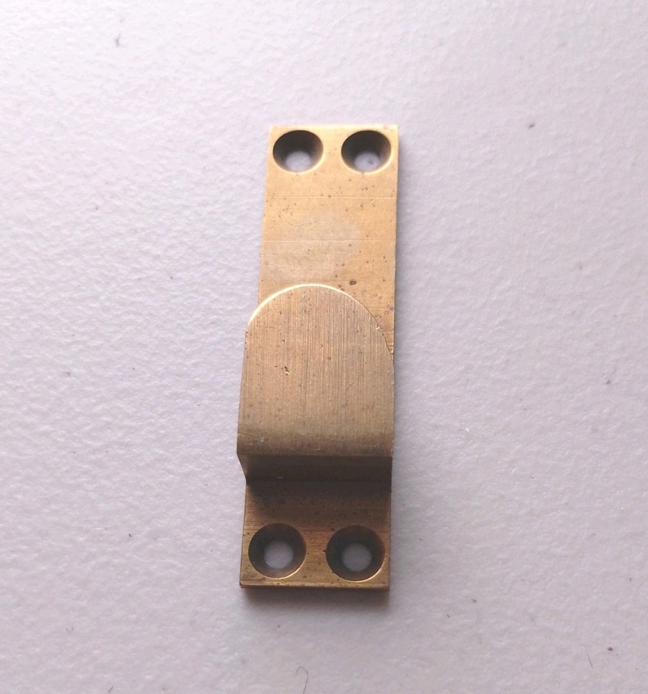 Spare Solid Brass Sash Window Latch Keep Vintage Reclaimed Salvage