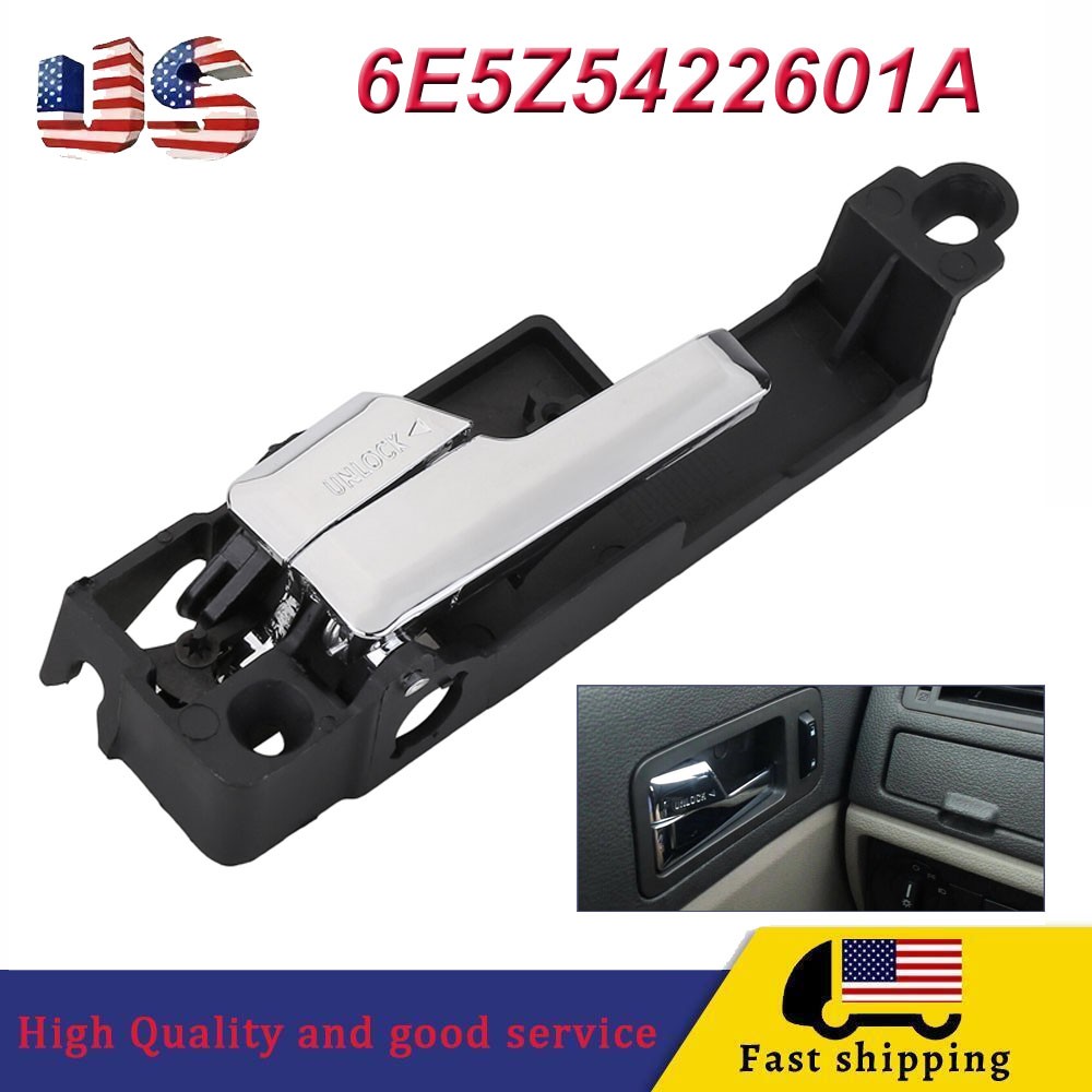FOR FORD FUSION 2006-2012 FRONT INNER INSIDE DOOR HANDLE CHROME LEFT DRIVER SIDE