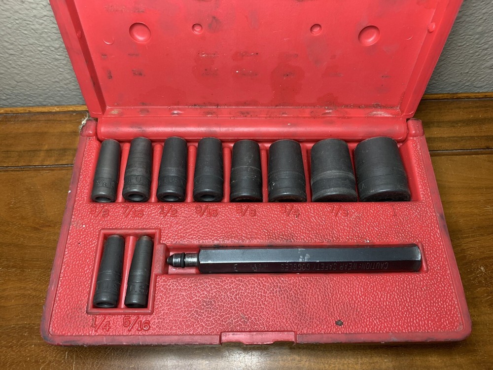 Matco Tools 79PK 11pc Punch Set Gasket Cutter Hole w/Case 1/4 - 1"