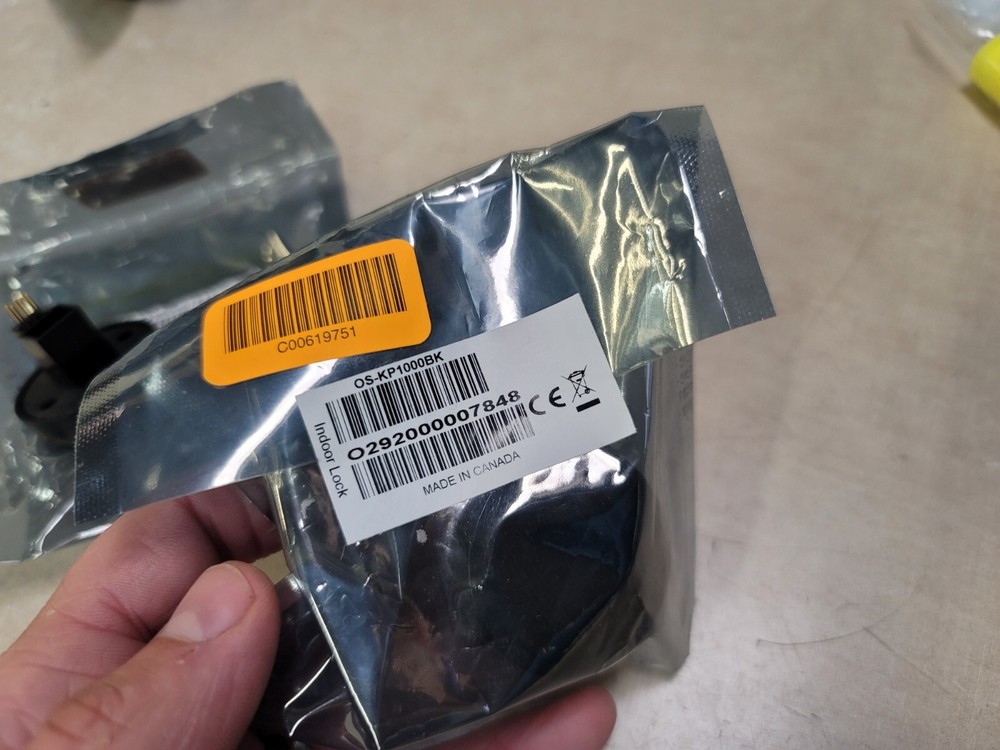 OS-KP1000BK Indoor Lock Single piece