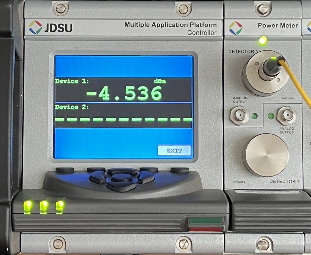 JDSU MAPM+2PS11 Optical Power Meter