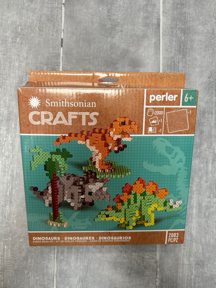 Perler Fused Bead Activity Kit-Smithsonian 3D Dinosaurs