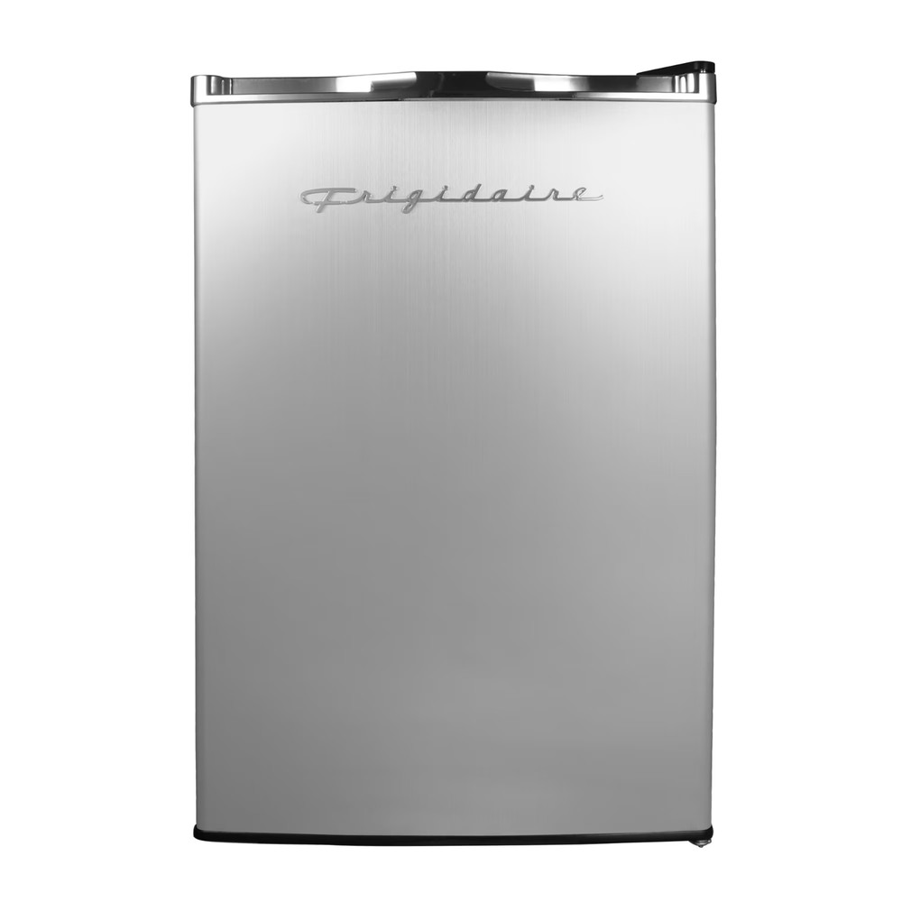 Frigidaire 4.5 Cu Ft Compact Refrigerator with Freezer, Platinum Mini Fridge wit
