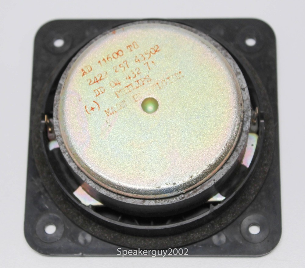 Philips Dome Tweeter / AD 11600 T8 / 8 Ohm
