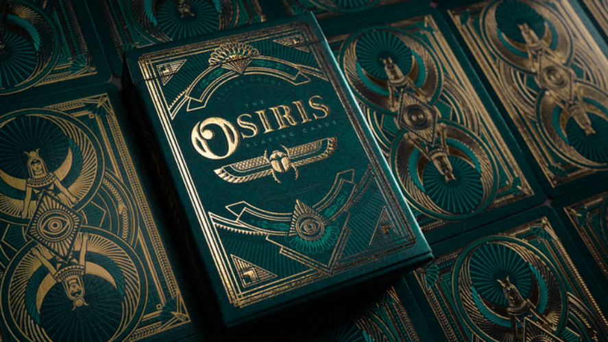 Osiris Playing Cards by Steve Minty, Luxurious designed. Rare & Collectable!