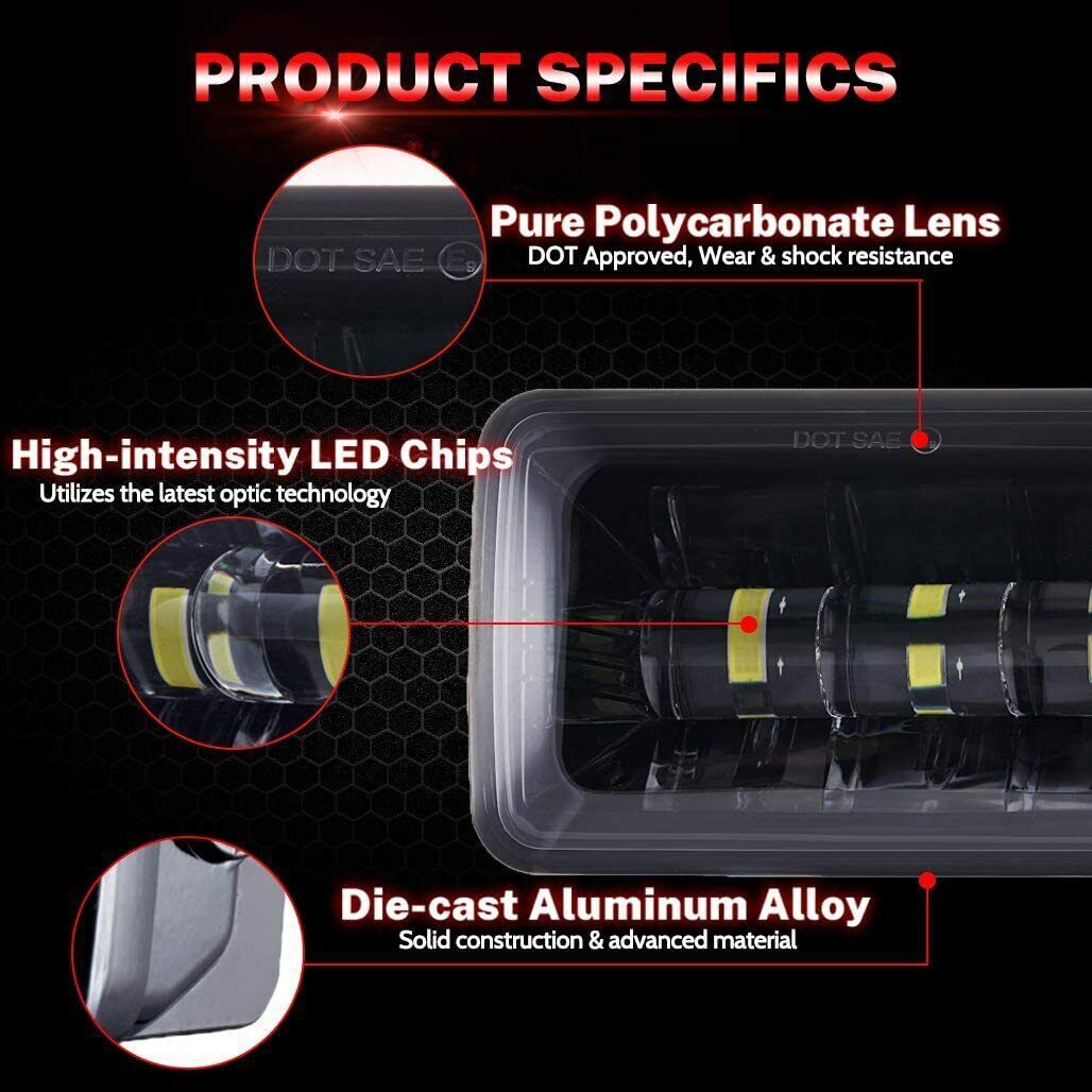 LED Driving Fog Lights Lamps Assembly for 2015-2020 Ford F150 2017-18 Super Duty