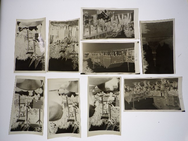 1920'S Advertising LOCAL RED LION PA Antique PHOTO NEGATIVE PARADE FLOATS LOT 37