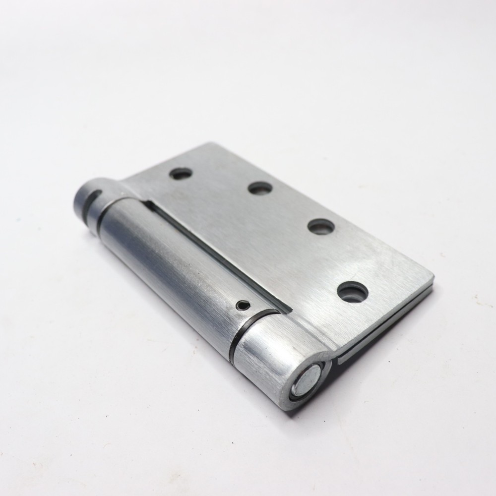 Universal Hardware Spring Hinge Satin Chrome 4.5" x 4.5" UH40079 - Hinge Only