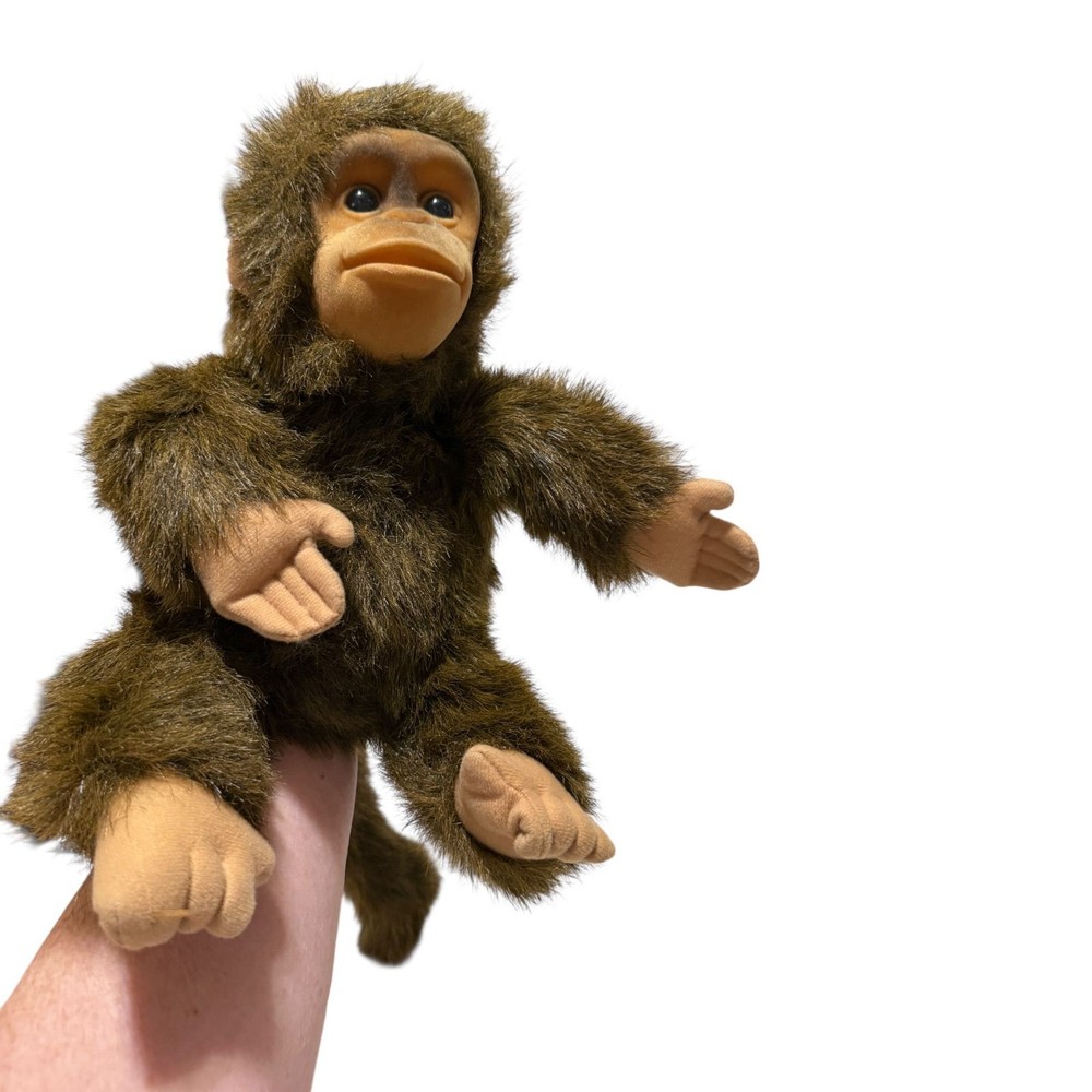 Set of 3 Hand Puppet Monkies Monkey Plush
