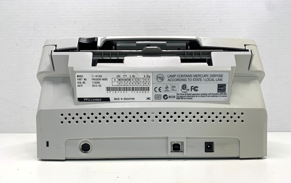 Fujitsu Fi-6130Z Color Duplex Sheet-Fed Document Scanner Tested