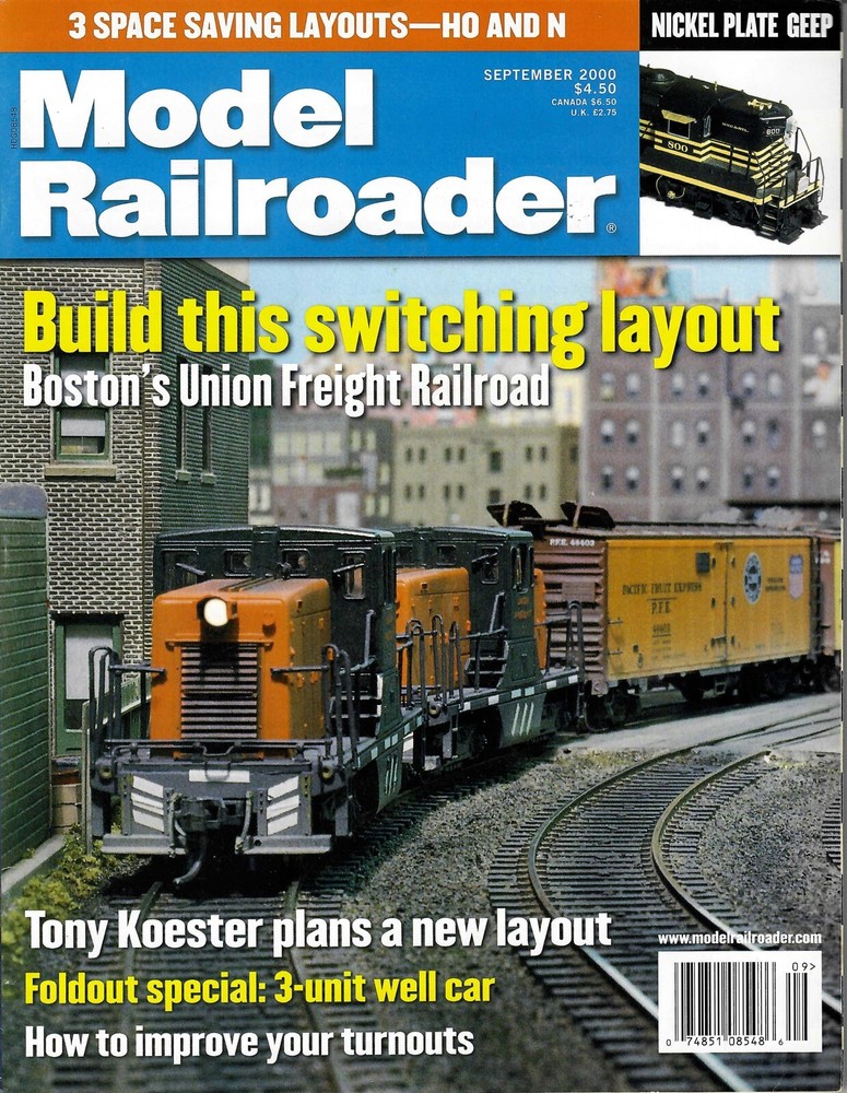 Model Railroader Magazine September 2000