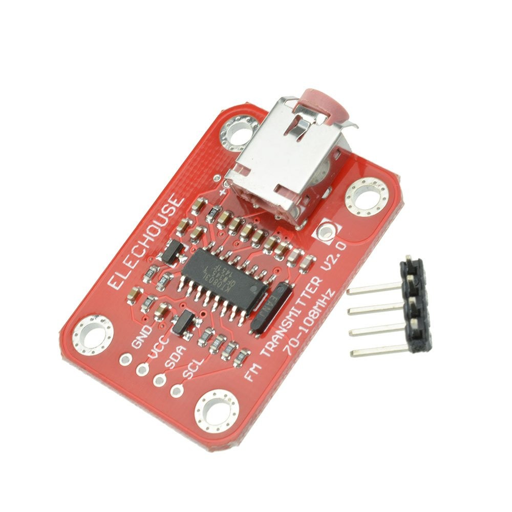 FM Transmitter Module V2.0 FM Radio Digital Module for Arduino Microphone Audio