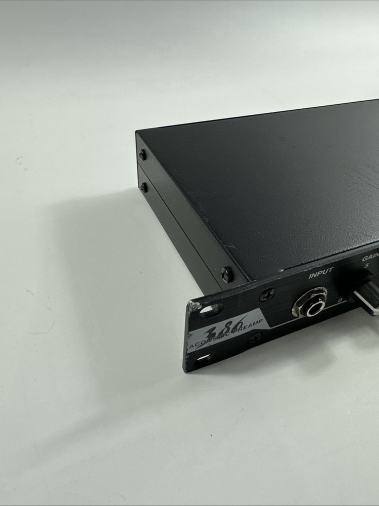 BBE 386 Acoustic Preamp - Rack Gear Effects