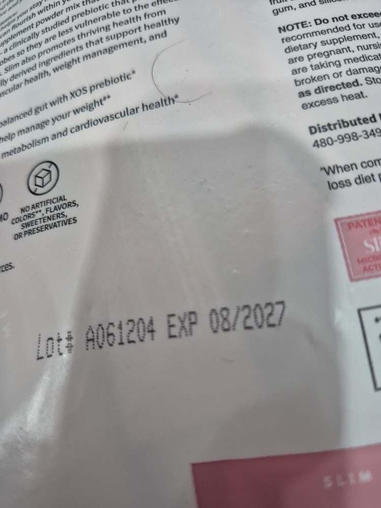 Plexus SLIM 30 Microbiome Activating Packets Raspberry Lemon Watermelon 08/27 A6