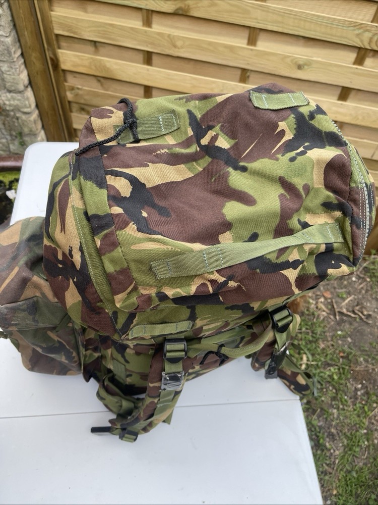 British Army Issue Rucksack + Frame Short Convoluted Back DPM + Side Pouches