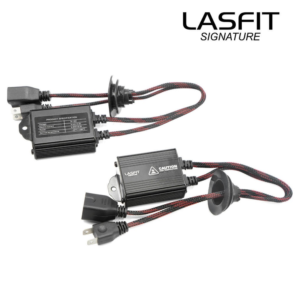 LASFIT H7 LED Bulbs Canbus Decoder Error Free Warning Canceller Anti Flicker