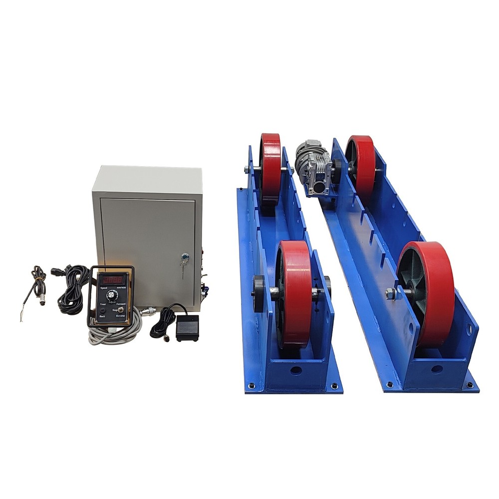 220V 3-Ton Digital Display Line-control Welding Turning Roller Welding Bench