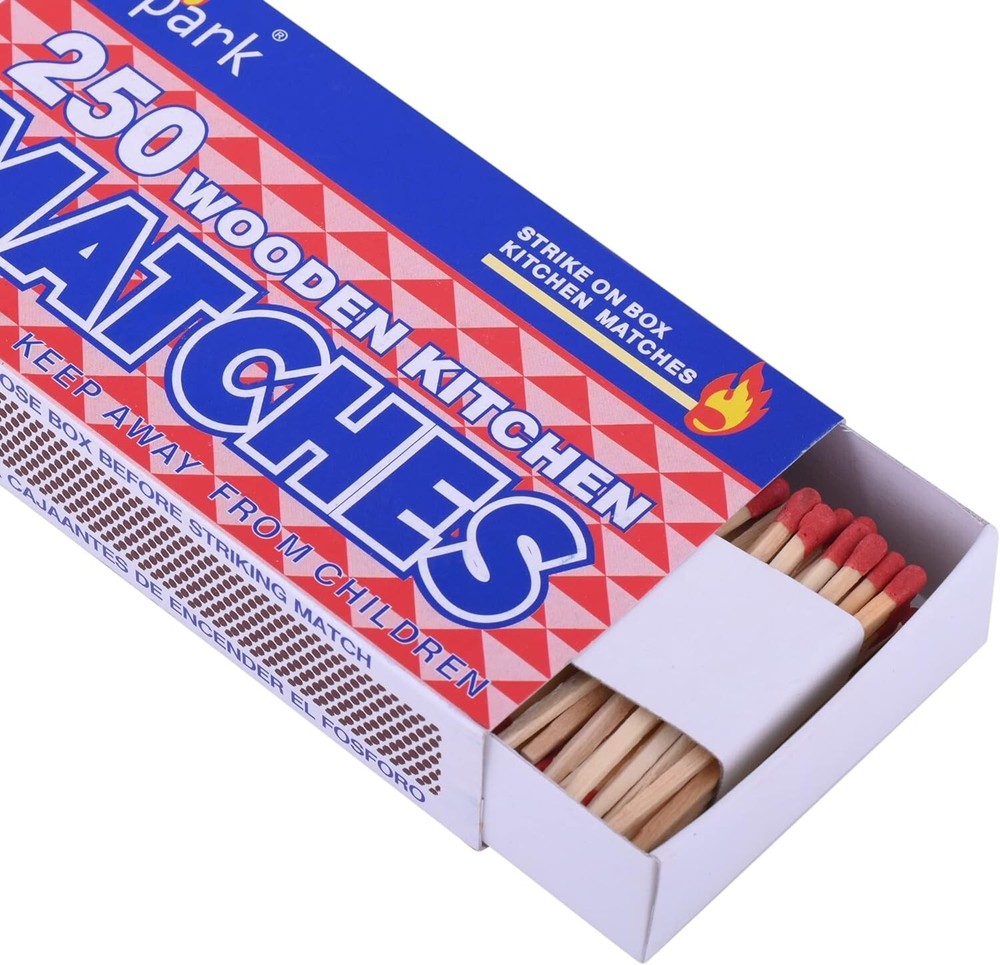 20 Pack Large Matches 5000 Count Strike On Box Bulk Kitchen/Camping/Fire/Candle