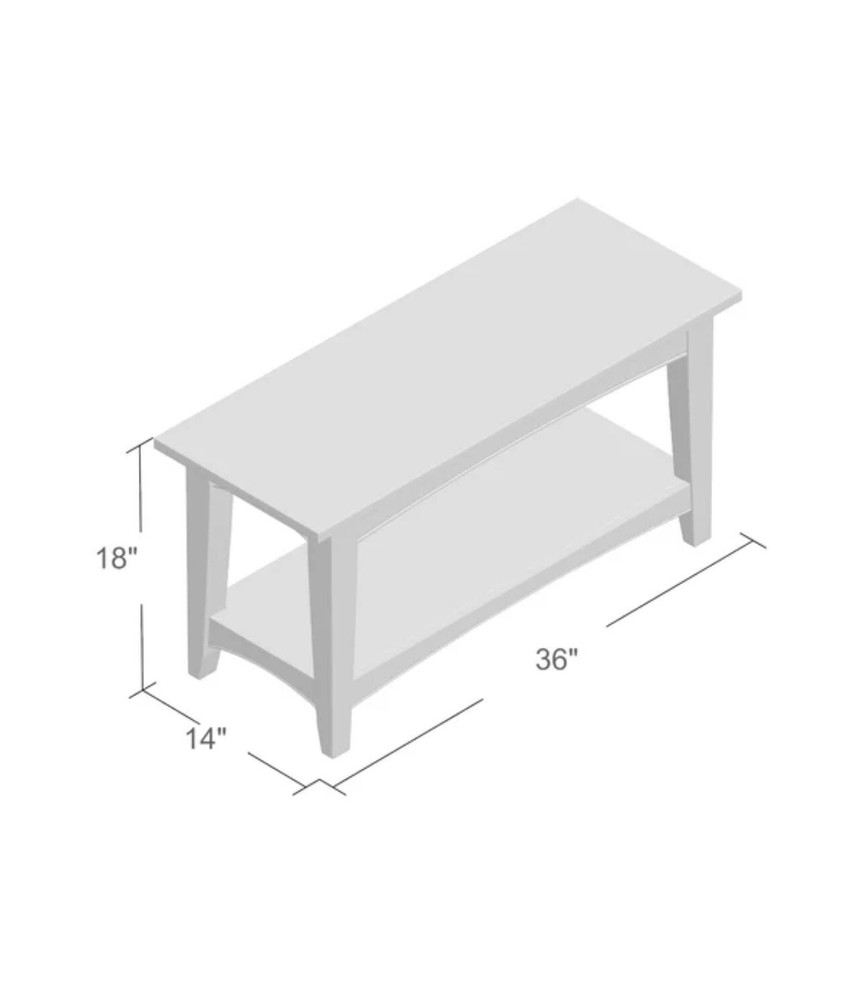 Beachcrest Home - Sherborne Bench Entry Way Shoe Rack