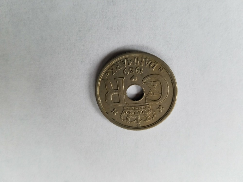 1939 DENMARK 25 Ore Coin Circulated