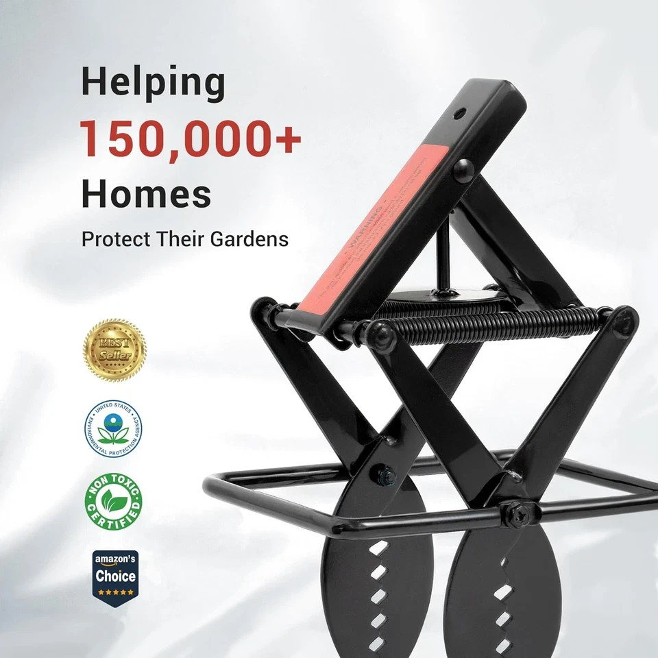 Mole Traps That Kill Best 2 Pack Scissor Mole Trap...