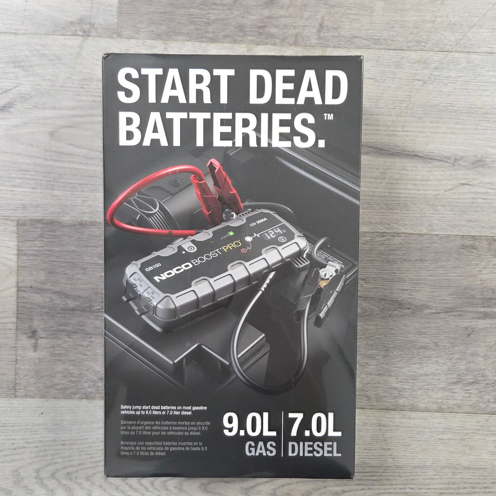 NOCO Boost Pro GB150 3000A 12V UltraSafe Portable Lithium Battery Jump Starter